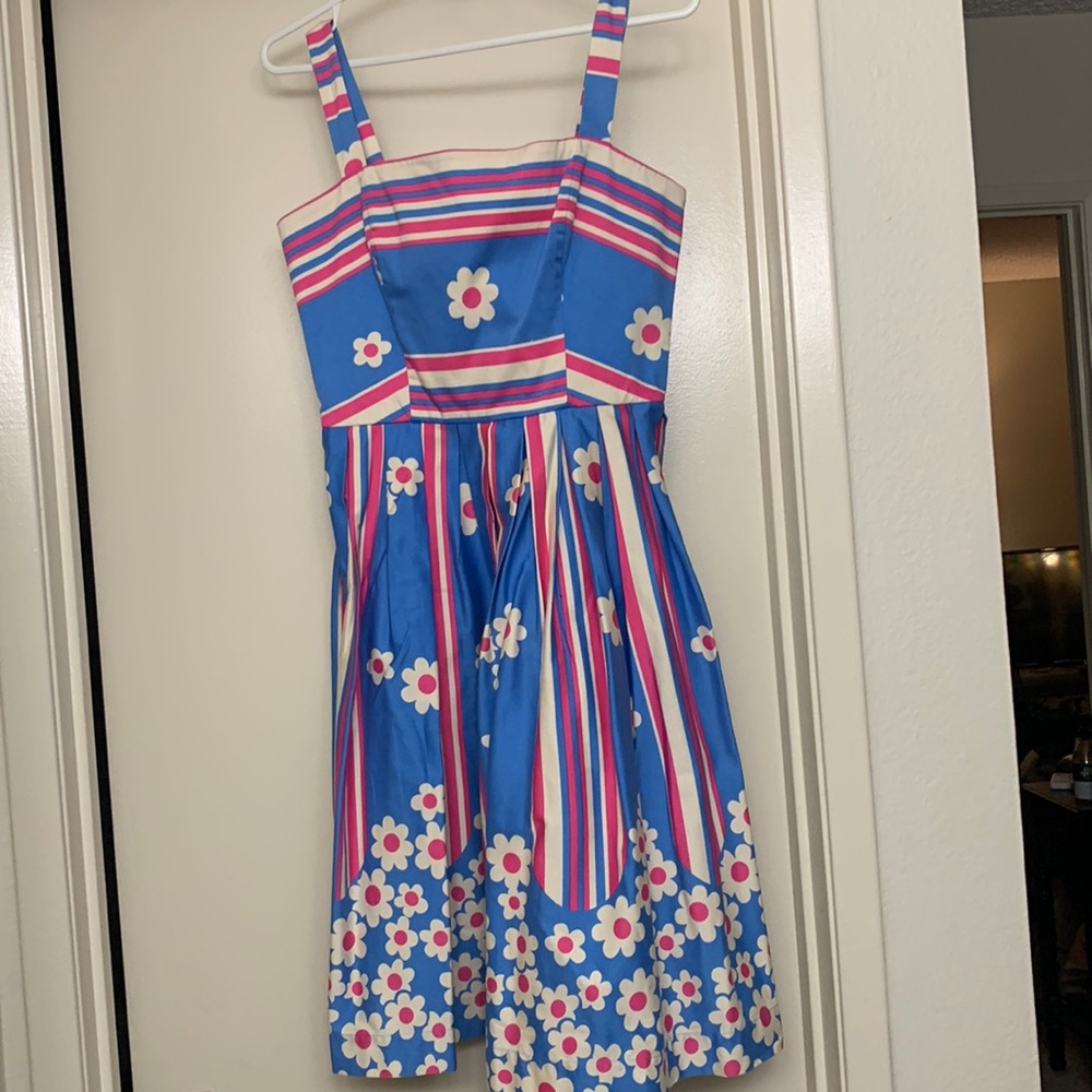 Betsey Johnson Floral Spaghetti Strap Summer Dress